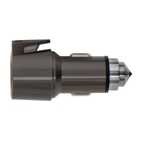 Smith & Wesson Vehicle Escape Tool with Glass Break Strap Cutter & USB Charging Ports