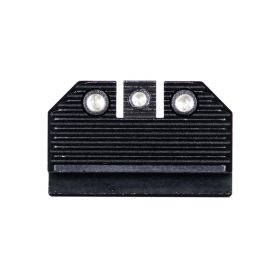 Night Fision Optics-Ready Stealth Series for Glock 42/43/43X MOS Black Front Ring/Black Rear