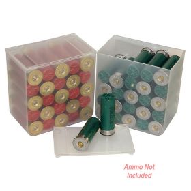 MTM Shotshell Boxes - 25 Round 12ga. (4 Boxes) (Clear)