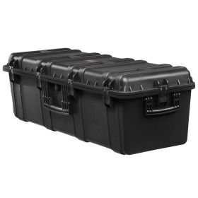 VEVOR Weatherproof Hard Case, Heavy Duty Protective Dry Box Case with Pre-Cut Foam & Retractable Pull Handles for Travel, Hunt, Military, Tactical