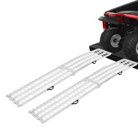 2000 lbs Aluminum Ramps 2Pcs Heavy-duty Loading Ramps with Handles
