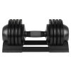 52LBS Adjustable dumbbell steel and plastic