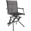 Hunting Chair 360Â° Swivel Silent Foldable Blind Chair with Armrests Steel Frame