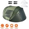 5-8 Person Pop Up Tent Automatic Setup Camping Tent Waterproof Instant Setup Tent with 4 Mosquito Net Windows Carrying Bag for Hiking Climbing Adventu