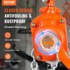 VEVOR Manual Lever Chain Hoist, 1/2 Ton 1100 lbs Capacity 5 FT Come Along, G80 Galvanized Carbon Steel with Weston Double-Pawl Brake