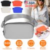 Sport Fanny Pack Unisex Waist Pouch Belt Bag Purse Chest Bag for Outdoor Sport Travel Beach Concerts Travel 20.86in-35.03in Waist Circumference with A