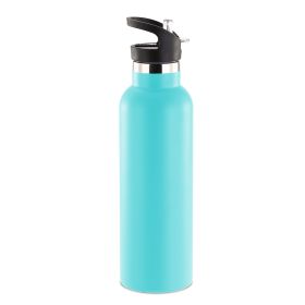 Sports Water Bottle Stainless Steel Vacuum-Insulated Drinking Cup w/ Straws Outdoor Cycling Hiking (Option: StillWaterBottle500mlTQS)