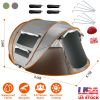 5-8 Person Pop Up Tent Automatic Setup Camping Tent Waterproof Instant Setup Tent with 4 Mosquito Net Windows Carrying Bag for Hiking Climbing Adventu