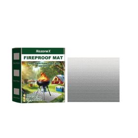 Portable BBQ Fire Pad Series Outdoor Lawn Terrace BBQ Fireproof Waterproof Protective Pad (Option: default)