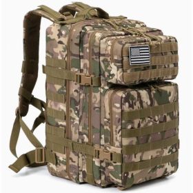Outdoor Mountaineering Bag Tactical Leisure Bag Army Fan Travel Computer Bag Individual Soldier Package (Option: CP color)