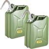 VEVOR Jerry Fuel Can, 5.3 Gallon / 20 L Portable Jerry Gas Can with Flexible Spout System