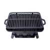Portable Cast Iron BBQ Grill with Grate for Outdoor